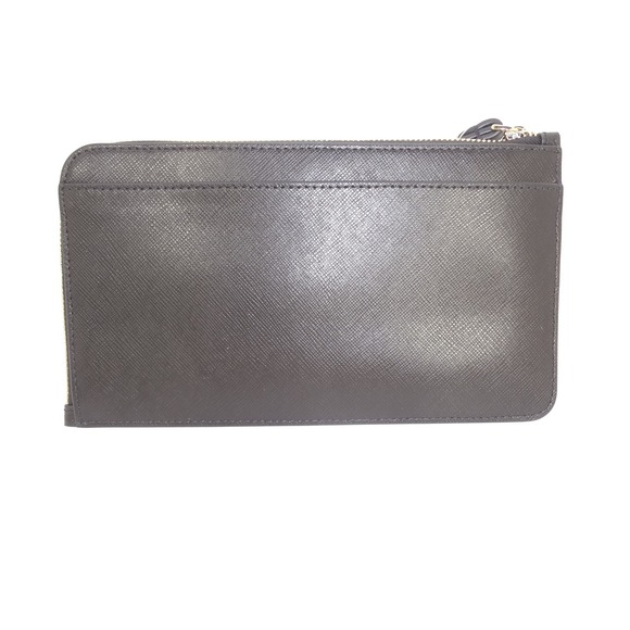 NWT Kate Spade New York Saffiano Leather Wristlet Clutch Black